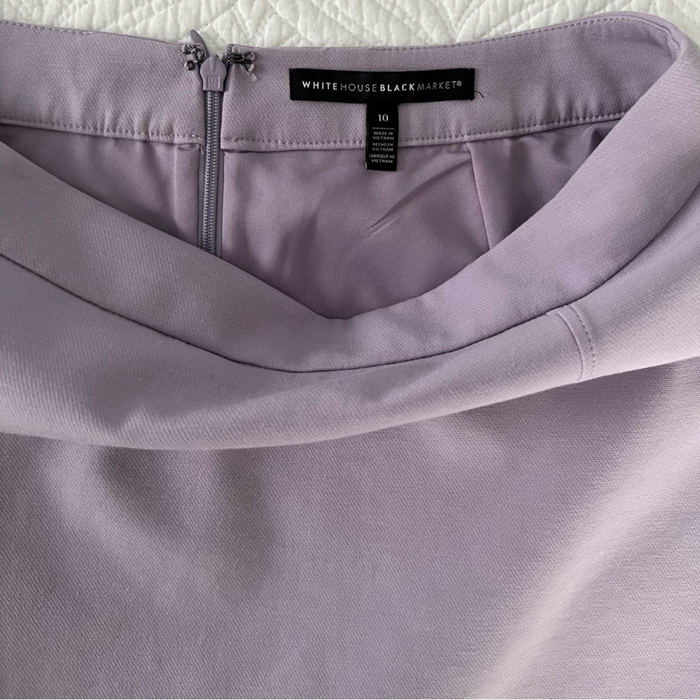 White House Black Market Lavender  Skirt